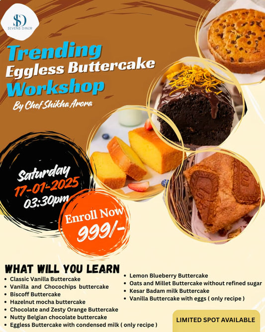 Trending Eggless Buttercakes Workshop