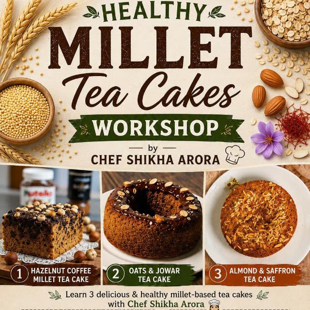 Healthy Millet Teacakes Workshop