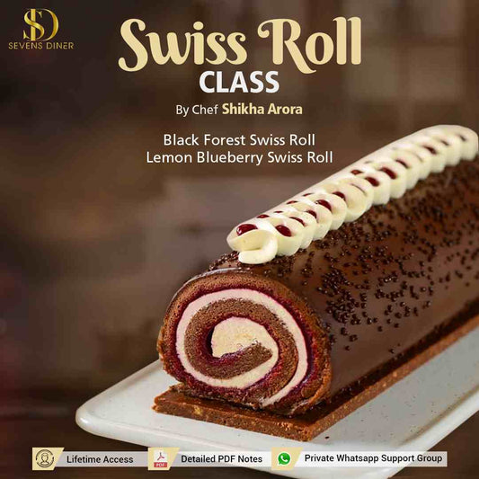 Eggless Swiss rolls Workshop